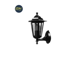 Luminária de Chão Edm Zurique Alumínio e Vidro Castanho Ip44 BRILVIBERA