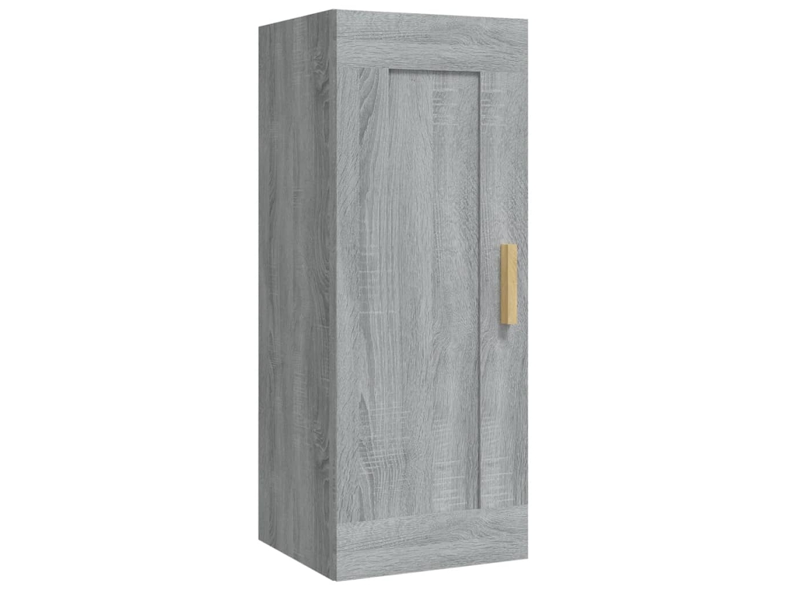 Armário de Parede MAISON EXCLUSIVE em Derivados Madeira Cinzento Sonoma (35x34x90 cm)