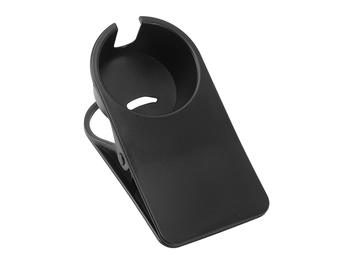 Porta Copo com Grampo Lateral para Mesa, Suporte para Copos e Garrafas Preto