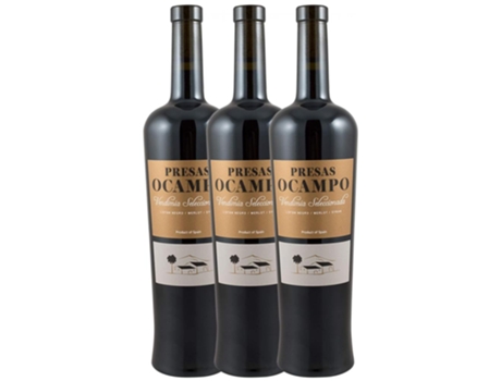 Presas Ocampo Vendimia Seleccionada Tacoronte-Acentejo Crianza 75 cl (Caixa de 3 unidades)