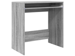Mesa Cinza Sonoma com madeira processada MAISON EXCLUSIVE (77x43x79 cm)