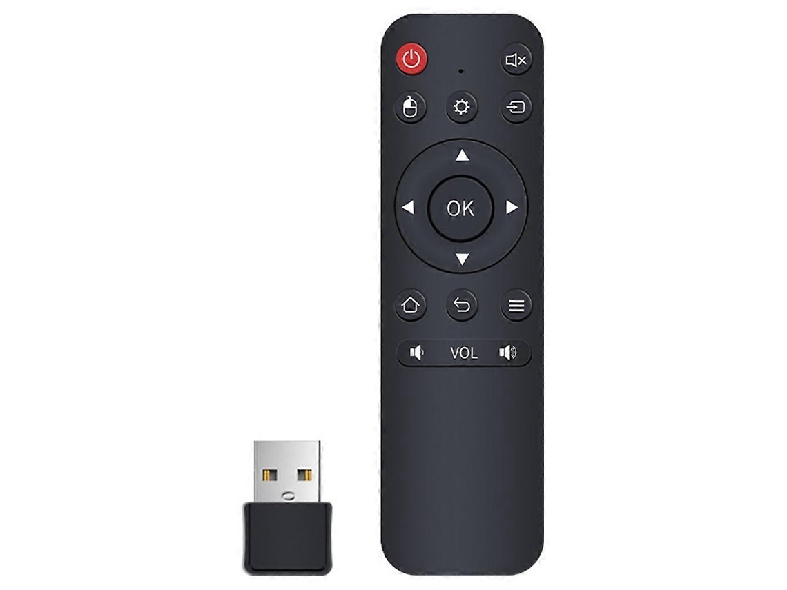 Receptor Usb Sem Fio 2.4g, Controle Remoto Para Tv Box, Mouse Aéreo Sem Fio Para Android Smart Tv Box E Pc.