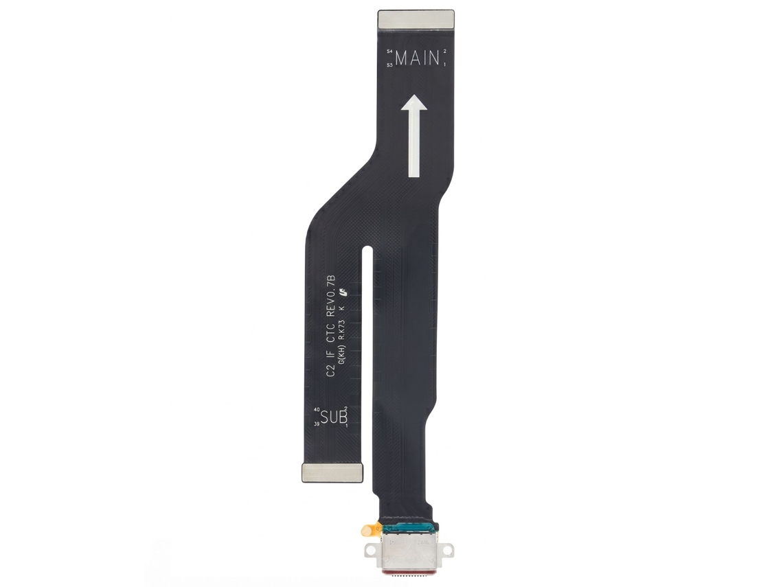 Conector De Carregamento Usb-c Com Cabo Flex Para Samsung Galaxy Note 20 Ultra