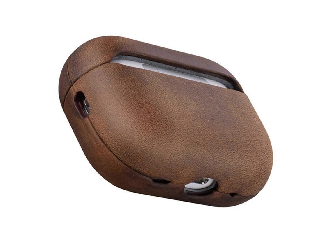 Capa Protetora De Couro Crazy Horse Para Fones De Ouvido Airpods Pro 2