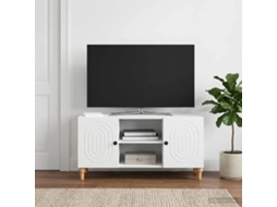 Vidaxl Gabinete Para Tv Branco 102 X 34,5 X 50 Cm Derivados De Madeira
