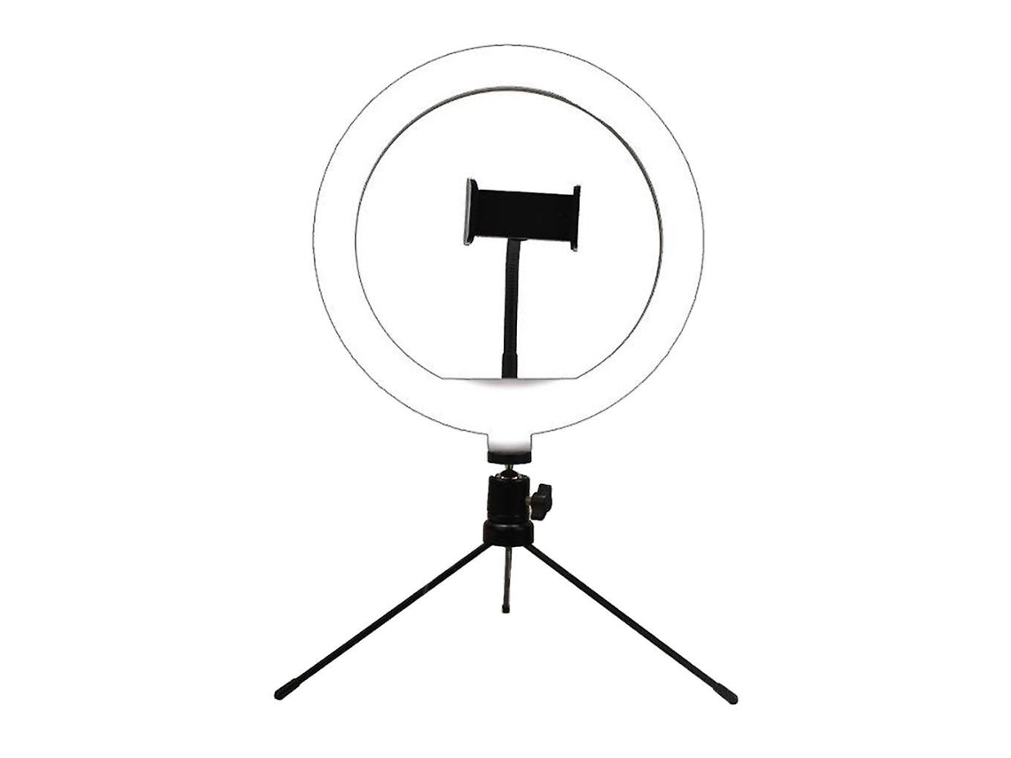 Lurelia Anel De Luz Led Usb Portátil Ajustável Com Tripé Rotação 360°