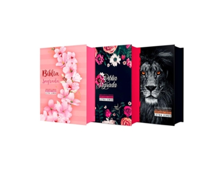 Livro Combo 3 Biblias Arc Letra Jumbo Com Harpa Capa Dura Edifique De Diversos (português Do Brasil)