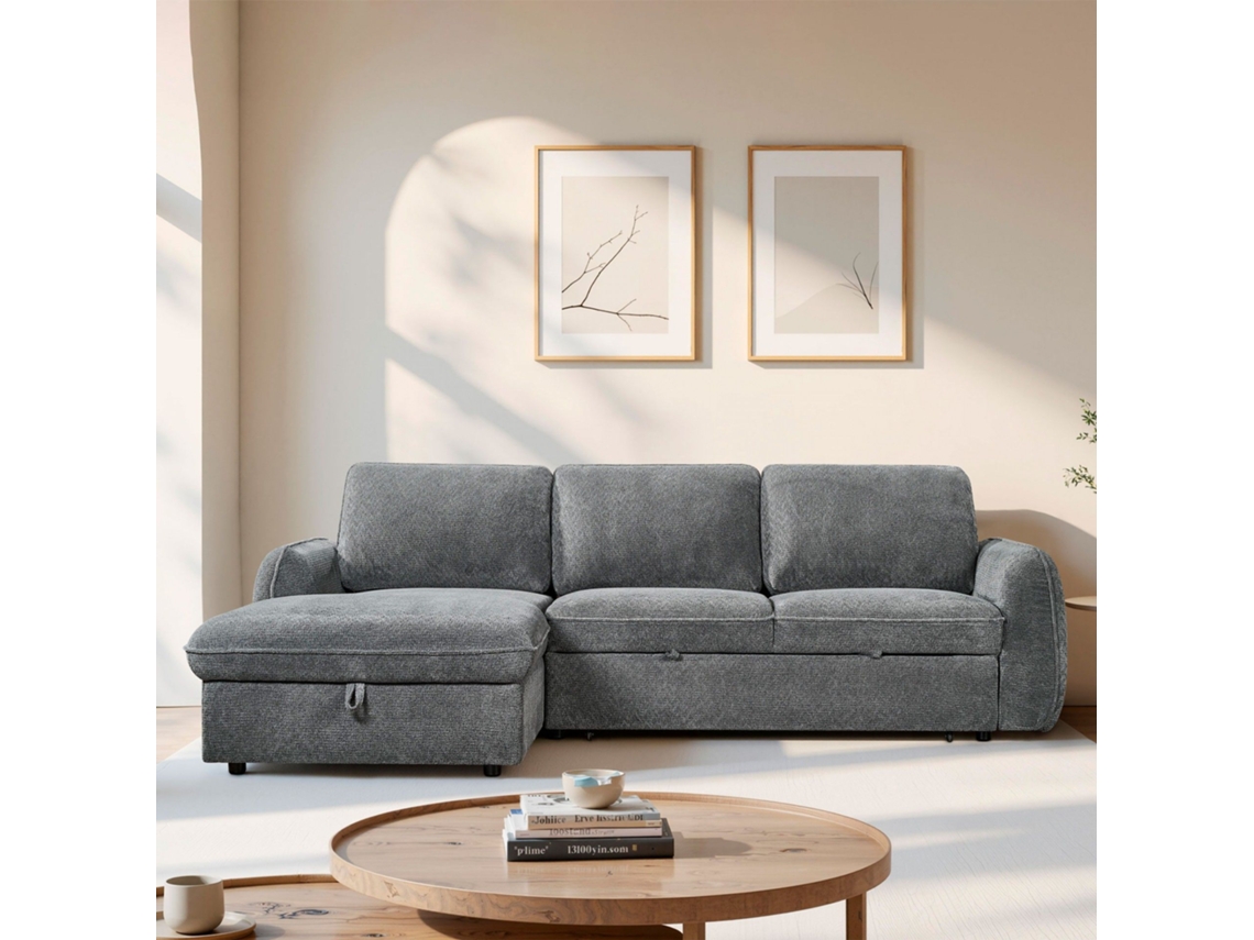 Sofá chaise longue Houston Esquerda com cama