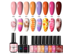 Conjunto De 8 Esmaltes Em Gel (novo Estilo)2