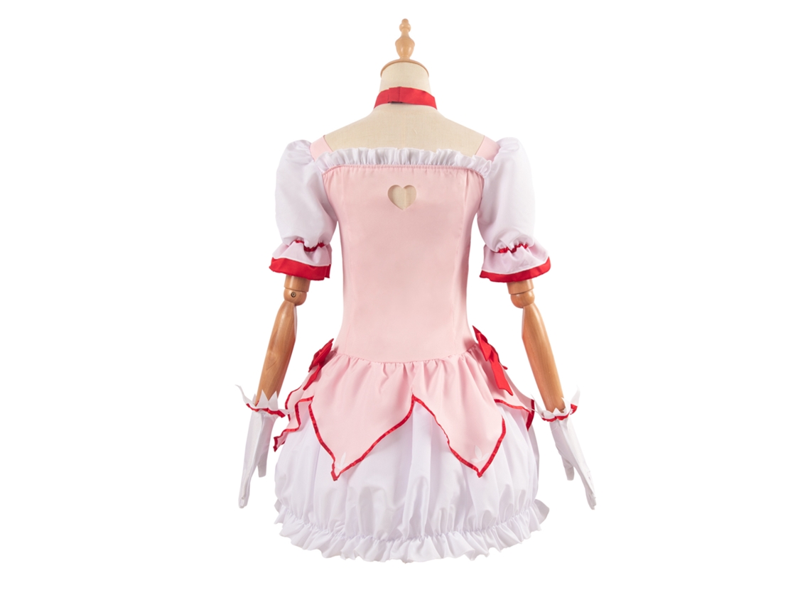 Puella Magi Madoka Magica Cosplay Akatsuki Homura Shikame Madoka Traje Completo L