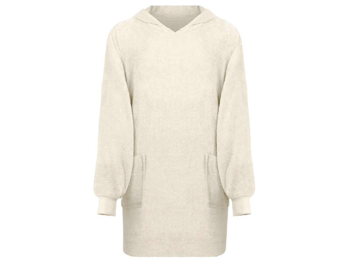 Vidaxl Sweatshirt Manta Kinn Creme L Algodão