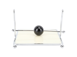 Porta serviettes Quadrado com Barra Central de Bola para Mesa | S/MARCA