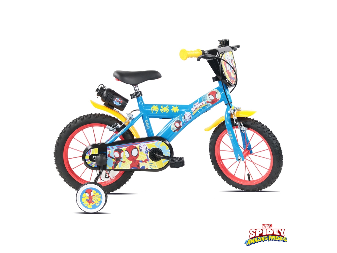 Bicicleta de 14 polegadas do Homem-Aranha e Seus Incríveis Amigos