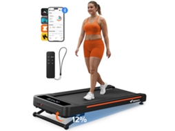 Passadeira de Corrida Eléctrica MERACH, Ecrã LED, Bluetooth, APP, Inclinação Automática, Esteira larga, Silenciosa,150kg, para Casa e Oficina, Preto