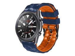 Pulseira De Silicone Bicolor Com Estampa De Futebol Para O Relógio For Honor Gs 3 De 22 Mm.