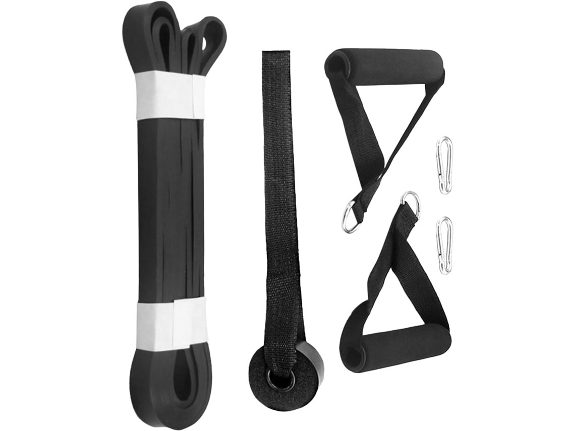 Conjunto De Faixas Elásticas Látex Para Alongamento E Exercícios | Faixa Elástica Treinamento Muscular