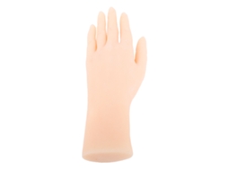 Modelo De Mão De Silicone Para Exibição De Unhas Na Arte