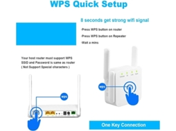 Repetidor Wifi Para Casa E Exterior, 1200 Mbps, Cobertura De 6.000 Pés Quadrados Yizhood