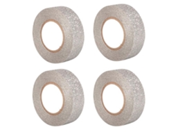 4 Faixas De Brilho 5 M X 1,5 Cm, Prata