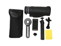 Telescópio Monocular 80x Bak4 Prisma Multicamadas Filme Suporte Para Telefone Com Tripé Para Viagens E Acampamentos Aquaforge