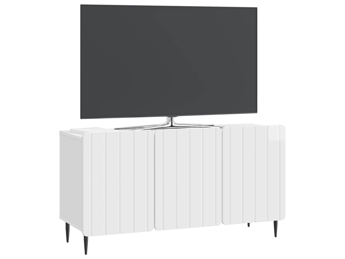 Gabinete para Tv Branco Brilhante 99 X 34,5 X 52 Cm MAISON EXCLUSIVE