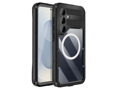 Redpepper Capa Total Para Samsung S25 À Prova Dágua Com Magsafe Transparente