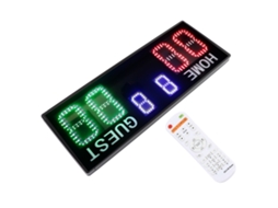Laxiscreed Quadro De Pontuação Portátil Com Display Led De 6 Dígitos Digital