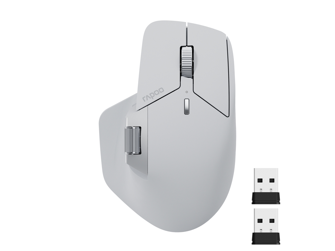 Mouse Semi Fio Recarregável MDUG Multimodo Bluetooth até 4 Dispositivos (Leve)