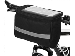 Rebe-bolsa Do Guidão De Bicicleta Impermeável Multifuncional Para Armazenamento Frontal Com Múltiplos Compartimentos E Design Refletivo