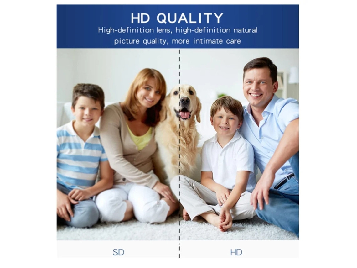 Câmeras Escondidas Para Segurança Doméstica Mini Câmera Espiã Hd 1080p Wi Fi Sem Fio Preto Yizhood