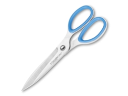 Tesoura de peixe profissional ergonômica com microserrilhas, 3 Claveles, 9,5" (24 cm), em aço inoxidável.