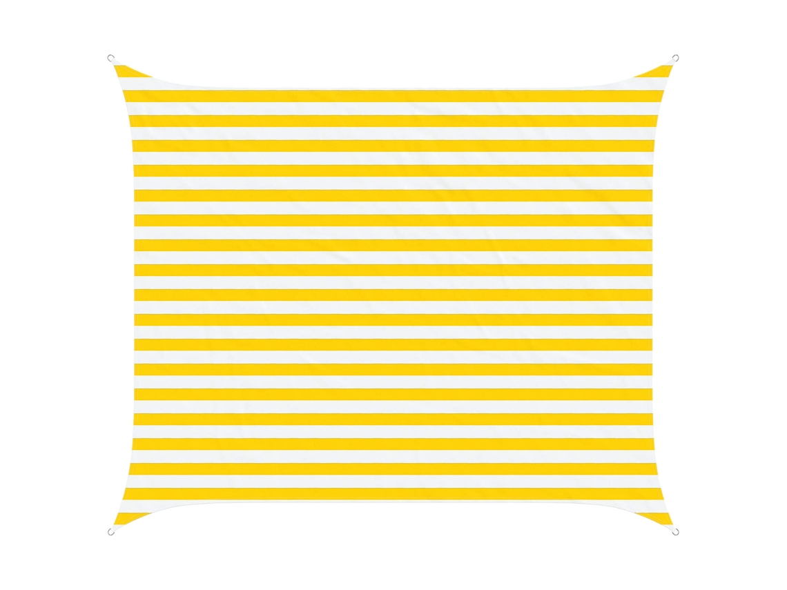 Conjunto 1 Sombra Externa Vidaxl Amarelo Poliéster (2,5 X 3 M)