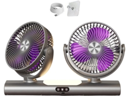 Ventiladores De Refrigeração Dupla Para Carro Com Luz E