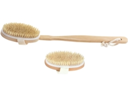 Escova De Massagem Para Costas Hemobllo, 2 Peças, Para Banheiro, Chuveiro E Banheira Prática, Limpa Impurezas, Alivia