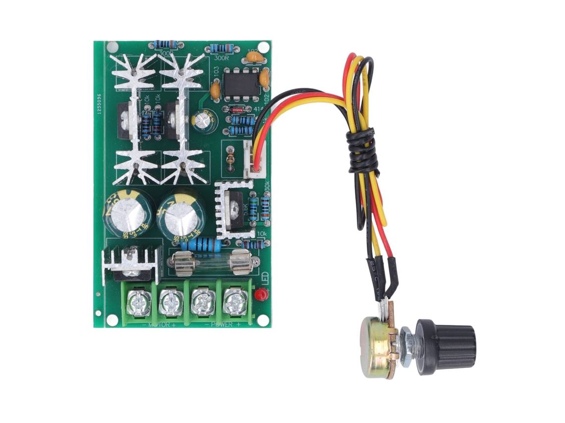 Controlador de velocidade para motor CC 20A PWM Regulador 12V 24V 36V 48V Módulo de alta potência S/BRAND