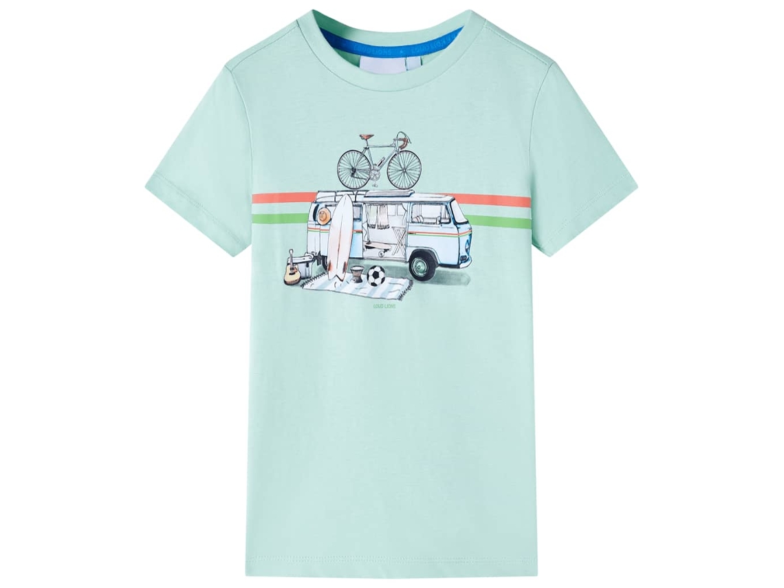 T-shirt Infantil Menta-claro 104