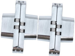 2 Dobradiças Cruzadas Ocultas, Em Aço Inoxidável 304, Para Portas