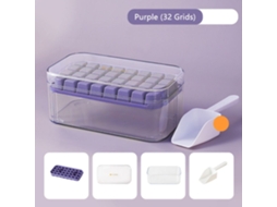 Máquina de fazer cubos de gelo de tijolo Lila 32 Gaster 32 Raster Purple Slowmoose Ice Cube Maker