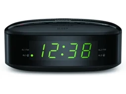 Despertador PHILIPS TAR3205/12 (Preto - Digital - FM/AM - Alarme duplo)