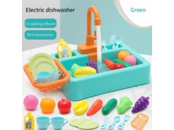 Pia De Cozinha Infantil Lurelia, Para Faz De Conta, 24x45x27cm, Plástico, Abs