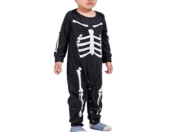 Laxiscreed Pijama Feminino De Inverno Com Estampa De Caveira Halloween, Manga Longa, Tamanho Xxl