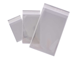 Sacos Transparentes De Polipropileno Apli Com Fecho Adesivo 80 X 120mm Calibre 120 Alta Resistência E Flexibilidade Uso Alimentar