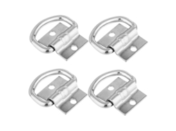 Conjunto De 4 Peças Anéis Amarração Reforçados Para Reboque,ganchos Ancoragem Robustos Caminhões...