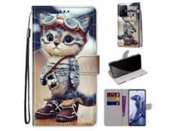 Capa De Couro Pu Para Xiaomi Mi 11t / 11t Pro