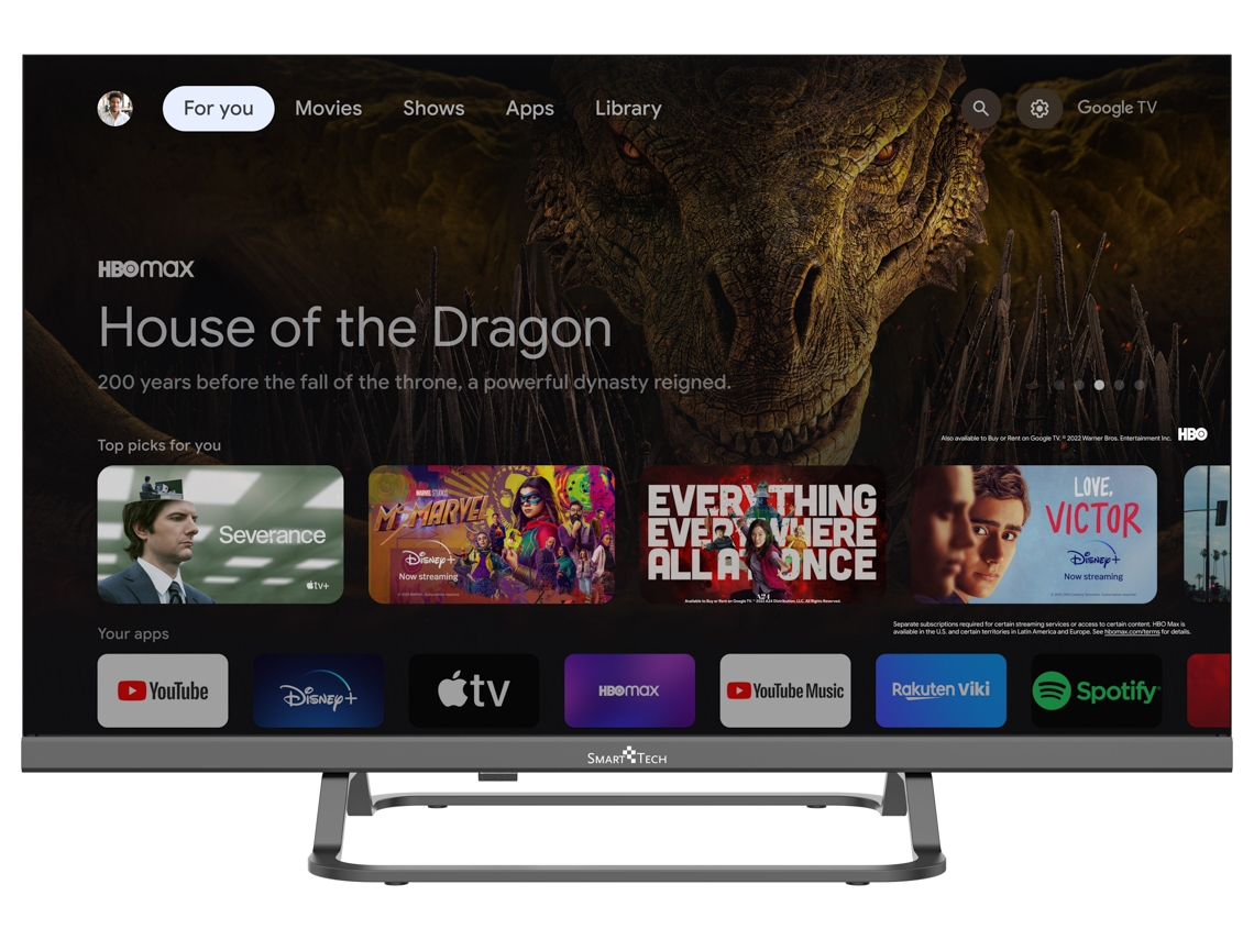 TV SMART TECH 24HG01VC (LED - 24'' - 61 cm - HD - Smart TV)