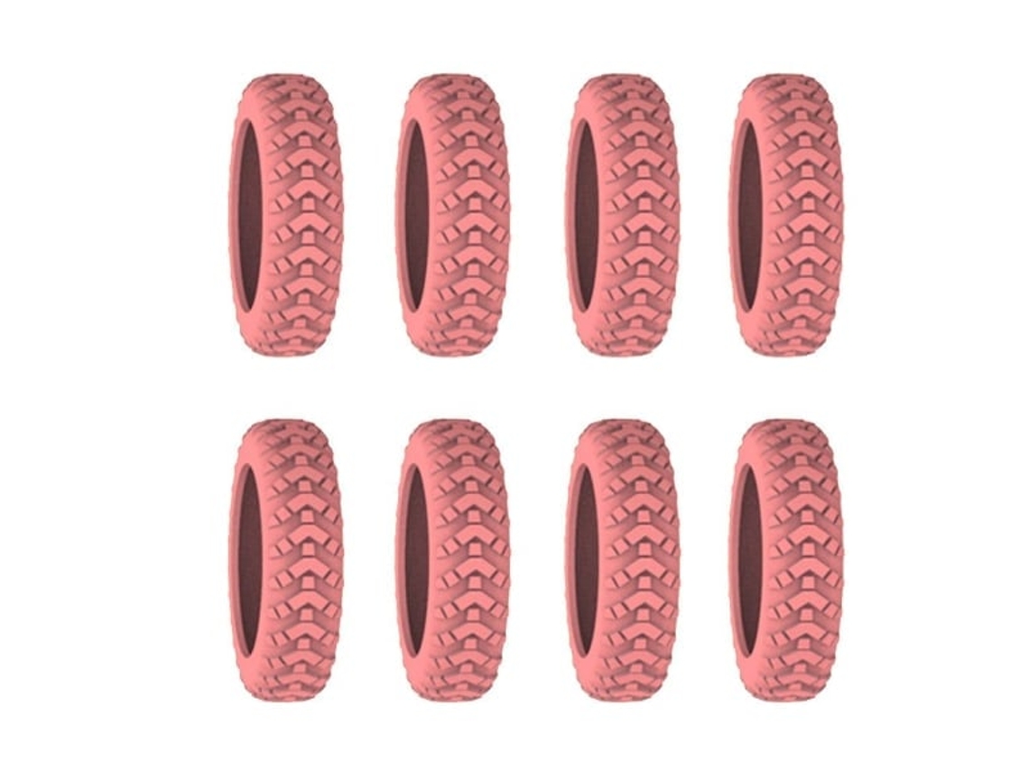 Conjunto de 8 Capas Roda Rosa para Malas BRILVIBERA