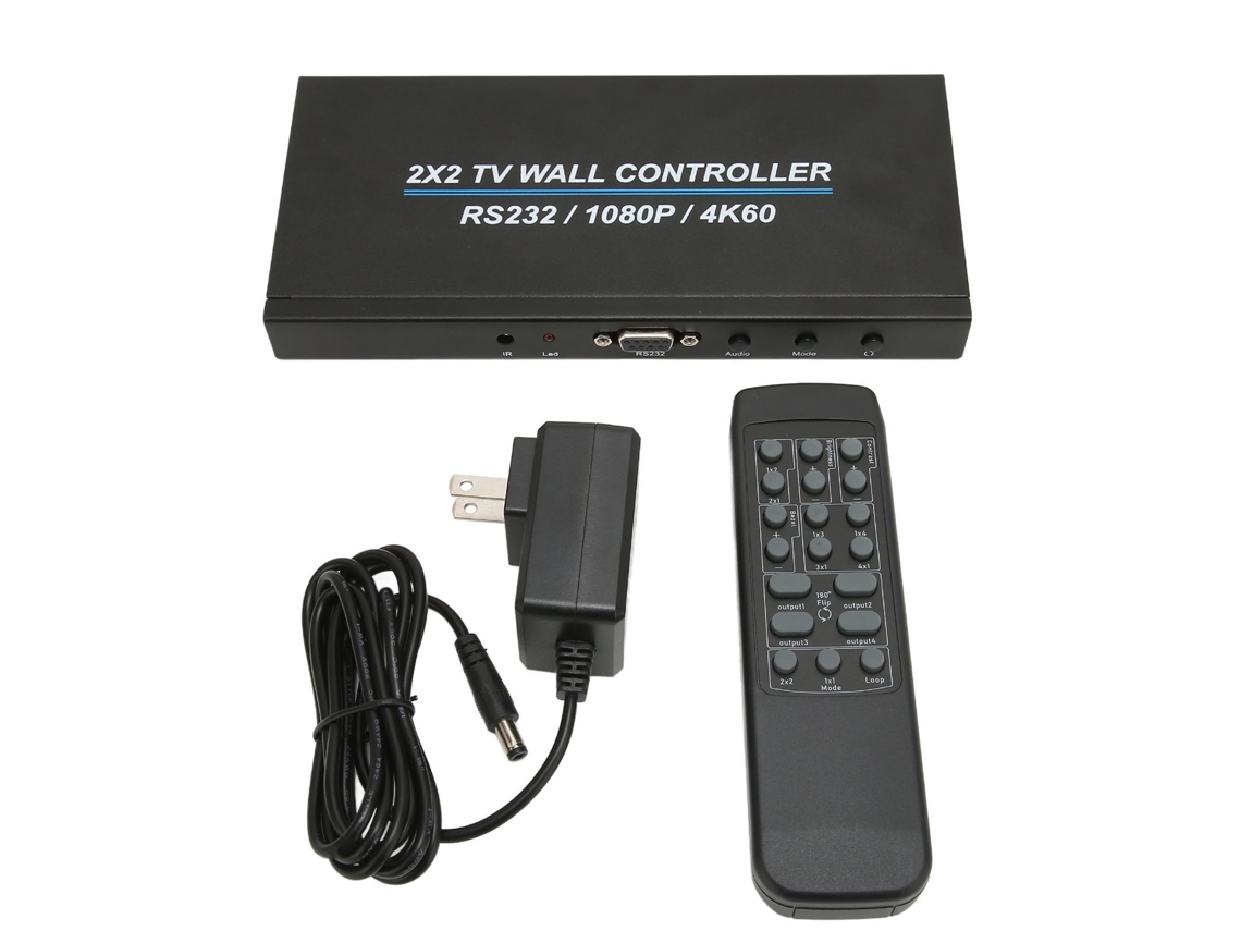 Controlador de Parede de Vídeo LAXISCREED 4k 60hz Hdmi 2x2
