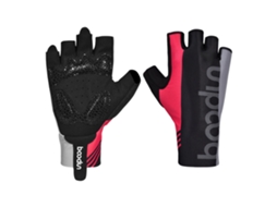 Luvas de Ciclismo de Estrada de Meio Dedo MDUG (vermelho Rosado M)