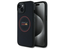 Capa Rígida Red Bull Para Iphone 14 6.1 Para Magsafe Com Anel De Couro