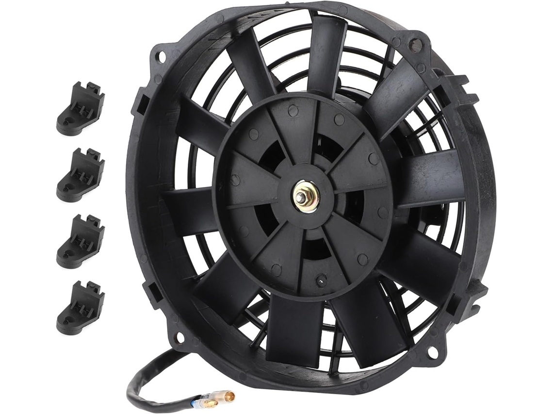 Ventilador Elétrico Universal De 8 Polegadas, Potente Radiador De Ar Condicionado Para Resfriamento Carros, 2250rpm, 12v